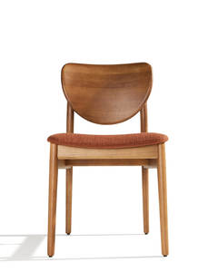 Juego de comedor escandinavo de lujo, madera maciza, muebles minimalistas modernos con sillas tapizadas - Product Image 2