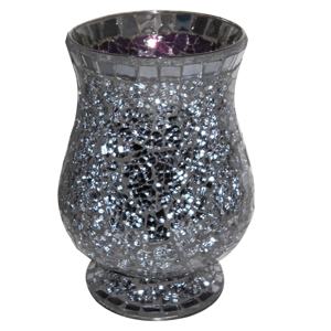 Mosaïque Verre Vases Sac À Main Vase Pot De Fleur Pour Vivre Et Décoration De Table En Gros Verre Maison Décoratif Bronze Couleur Fleur - Product Image 4