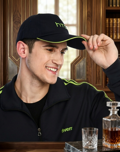 Vente en gros Logo personnalisé solide panneau avant 6 panneaux Dyson casquette réglable coton sergé casquette de baseball hommes style sportif - Product Image 1