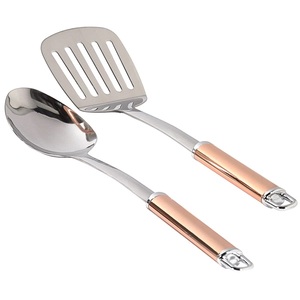Stainless Steel <b>Cookware</b> <b>Set</b> with Rose Gold Handles Elegant Pots and Pans <b>Set</b> with Tempered Lid Kitchen Cooking <b>Set</b> with Utensil - Product Image 3