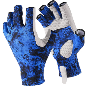 Gants de pêche de qualité supérieure, best-sellers, demi-doigts, néoprène, imprimé requin, séchage rapide, respirants, unisexes, toutes saisons - Product Image 6