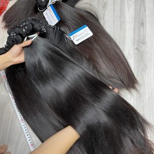 <b>Top</b> Choice Single Donor Natural Straight Weft Bleach Ready <b>Silky</b> Smooth Cuticle Aligned Zero Shedding Ready To Ship 100% Raw - Product Image 4