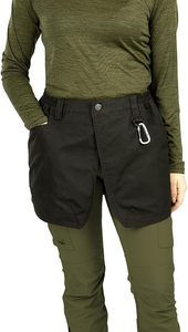 <b>Black</b> Outdoor <b>Shorts</b> With Carabiner Clip And Multiple Pockets For Hiking And Camping - Product Image 5