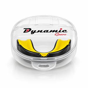 Protège-dents professionnel Dynamic Gears noir et rouge en EVA, réglable, écologique, léger, non toxique, pour adultes, pour la boxe - Product Image 2