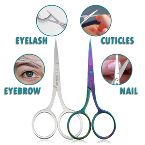 Eyebrow Scissor Makeup Eyelash Trimmer Manicure Scissors Nail <b>Cuticle</b> <b>Tool</b> Beauty Scissors Customized Manicure Scissors - Product Image 3