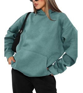 Nueva Colección, Servicio OEM, Sudadera con Capucha Extra Grande Informal y Cómoda de Color Sólido para Mujer, de Fábrica en Bangladesh, al Mejor Precio - Product Image 1