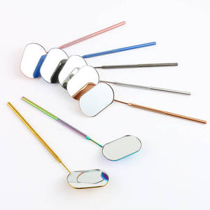 Round Eyelash Extension Mirror Stainless steel <b>Lash</b> Mirror - Product Image 2
