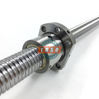 Kit de vis à billes SFU3205 C7 de précision avec écrou à billes + support d'extrémité BK25 BF25 pour machine CNC