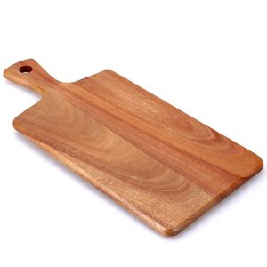 Planche à découper et bloc de hachage rectangulaire en bois écologique pour la cuisine - Product Image 3