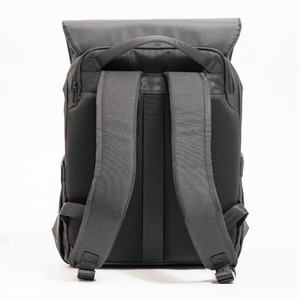 Dark Grey Business <b>Backpack</b> Waterproof Laptop <b>Backpack</b> <b>Large</b> Capacity Flap <b>Backpack</b> - Product Image 4