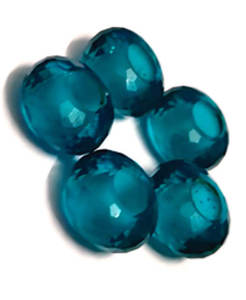 ลูกปัดเพชรควอตซ์สีเขียวอ่อนธรรมชาติ AAMNA GEMS รูปใบไม้ ขนาด 14.5x8 มม. รูใหญ่ 5 มม. เจาะรู 13.5 กะรัต พร้อมใบรับรองจากผู้เชี่ยวชาญ - Product Image 1
