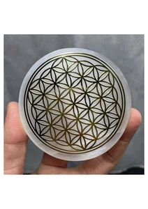 Plaque de Sélénite de 5 et 6 Pouces pour Recharge Énergétique, Cristal Naturel Sculpté, Vente en Gros - Product Image 3