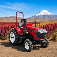 Tracteur agricole incomparable de 80 CV à 4 roues motrices avec cabine climatisée, moteur à couple élevé, système hydraulique robuste et puissance de levage élevée