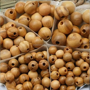 Bolas de Madera al por Mayor para Dispensadores, Esferas de Madera Natural, Cuentas Decorativas de Madera para Proyectos de Arte y Decoración del Hogar, Manualidades Naturales - Product Image 6