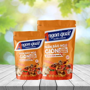 Hongo de Ostra Crujiente Sabor Tom Yam de Fábrica Vietnamita, Snack Saludable Natural, OEM ODM Disponible, Paquete de 20g - Product Image 6