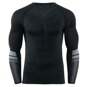 Wholesale <b>Compression</b> <b>Shirt</b> Rash Guard Custom Fitness Wear with OEM Manufacturing and Bulk Supply Services - Product Image 2