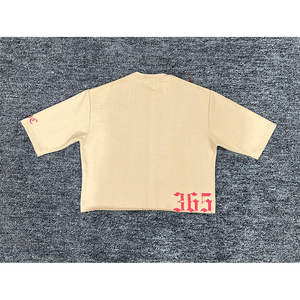 เสื้อยืดโอเวอร์ไซส์ทรงหลวม แขนเสื้อแบบดรอปโชว์เดอร์ ผ้าฝ้าย 100% สำหรับผู้ชาย สไตล์สตรีทแวร์ ผ้าถักเนื้อแน่น ปรับแต่งได้ แห้งเร็ว - Product Image 4