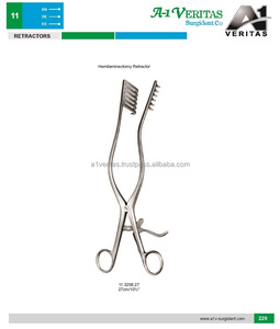Rétracteur d'hémi-laminectomie A-1 VERITAS de haute qualité, 27 cm, en acier inoxydable, manuel, réutilisable, instrument médical certifié CE - Product Image 5