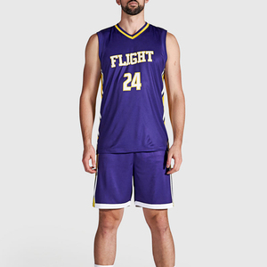 Ensembles d'uniformes de basketball réversibles personnalisés avec impression par sublimation – Maillots de basketball domicile et extérieur - Product Image 4