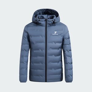 New High Quality Bubble <b>Jacket</b> Unisex Button Down Hooded Waterproof Winter Puffer Black Regular Embroidery <b>Patchwork</b> <b>Jacket</b> - Product Image 6