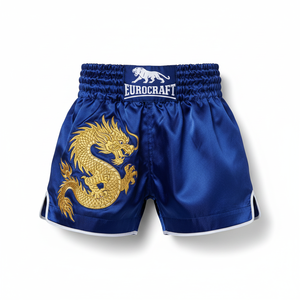 Pantalones Cortos de Muay Thai para Hombre, Jersey de Artes Marciales Mixtas para Gimnasio y Entrenamiento + Pantalones Cortos Rashguard 100% Poliéster, Corte Regular - Product Image 1