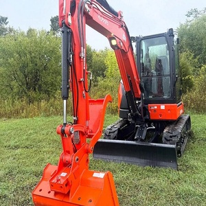 รถขุดขนาดเล็ก Kubota U55-5 ลดราคาพิเศษ 5 ตัน เครื่องยนต์คุณภาพสูง เกียร์ ปั๊ม ระบบตีนตะขาบ สำหรับงานก่อสร้างในฟาร์ม จัดส่งรวดเร็ว - Product Image 1