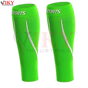 Chaussettes de soutien respirantes et élastiques pour les mollets, idéales pour la course à pied, le football, le basketball, la gym et la randonnée – Manchons de compression premium (1 paire) - Product Image 4