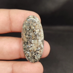 พลอยแจสเปอร์ธรรมชาติขัดเงาสูง รูปไข่ สำหรับทำเครื่องประดับขายส่ง - Product Image 1
