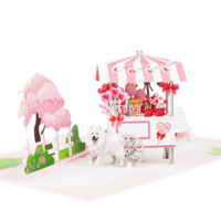 Carte de bonbons personnalisable artisanale Design vietnamien unique pour les sacs en papier promotionnels de la Saint-Valentin