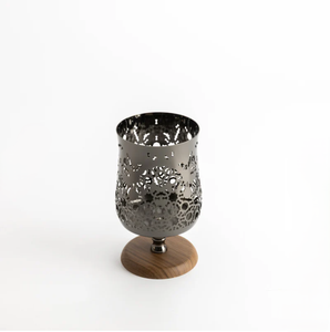 Premium Metal Candle Jar Holder Decorative Cutwork <b>Lantern</b> Tabletop <b>Tealight</b> Stand Modern Home Decor Accent Piece - Product Image 3