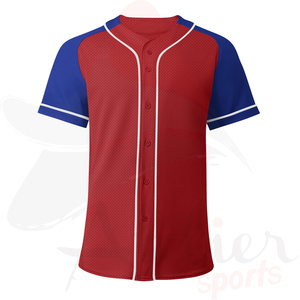 Chemises de baseball à rayures personnalisées à prix d'usine, impression par sublimation, motif à rayures, prix bas - Product Image 1