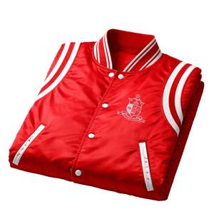 Chaqueta Bomber Retro de Satén Kappa Alpha Psi, Ropa de Fraternidad Griega con Diseño Clásico, Comodidad Premium y Ajuste Elegante - Product Image 6