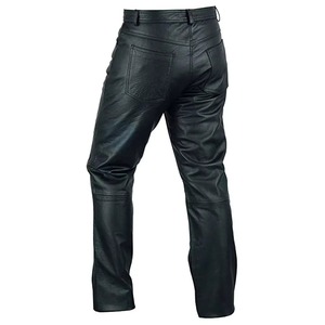 Best Price High Quality <b>Men's</b> Pants Solid Color Genuine <b>Leather</b> Customizable <b>Men's</b> <b>Leather</b> Pants - Product Image 4