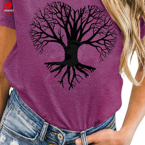 Camisetas Modernas para Mujer, Estampadas, de Algodón Suave, Corte Holgado, Estilo Casual Urbano, Cómodas, a Precio Razonable - Product Image 5