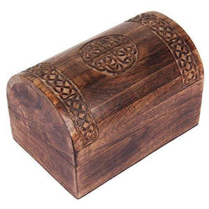 Decorative Wooden Hand Carved Storage Boxes For Jewelry <b>Keepsakes</b> Or Vanity Storage Wooden <b>Box</b> For Homedecor Festival Gifting - Product Image 4