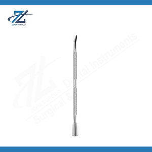 Empujador de Cutículas de Doble Cabeza de Acero Inoxidable, Herramienta Profesional para Manicura y Pedicura, Fabricante de Pakistán - Product Image 2
