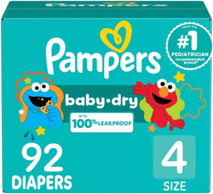 Pañales Desechables para Bebé Pampers Baby Dry, Talla 4, 92 Unidades, Absorbentes de Algodón - Product Image 3