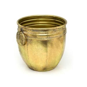Modern Minimalist Scandinavian Ceramic <b>Vase</b> Black Gold Electroplated Leaf Design for Home Living Room TV Cabinet Decorative <b>Vase</b> - Product Image 4