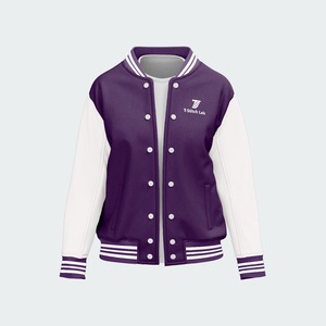 Blouson universitaire unisexe avec design patchwork, coupe moderne, coupe-vent, imperméable, bords côtelés, idéal pour l'automne - Product Image 6