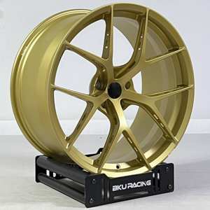 Rines Bku 5x130 Forjados para <span class=keywords><strong>Porsche</strong></span> 911 944 997 991 GT3 GT2 RS Carrera 968 <span class=keywords><strong>928</strong></span> 18 19 20 21 Pulgadas, Rines de Aleación Completamente Cepillados - Product Image 3