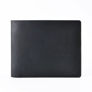 Tarjetero Multifuncional de Cuero Genuino Crazy Horse para Hombre, con Cierre Corto, Ecológico, Estilo Retro Europeo Americano - Product Image 3