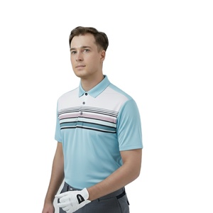 Camisa de Golf con Logotipo Personalizado, Diseño Floral, Tejido de Poliéster y Elastano, Transpirable, de Secado Rápido, Hermoso Diseño, Servicio de Venta Caliente - Product Image 1