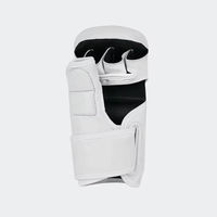 Gants de boxe pour hommes et femmes - Gants d'entraînement Muay Thai MMA UFC avec fermeture pour les poignets, design léger à demi-doigts