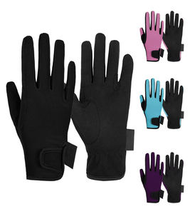 Guantes de Equitación de Alta Calidad, Tejido Elástico Suave, Guantes Ecuestres para Entrenamiento, Escuela de Equitación y Uso Profesional - Product Image 1