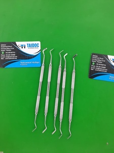 เครื่องมือขูดหินปูนทางทันตกรรม Taidoc International TI-CS-0004 แบบใช้มือ ปลายสองด้าน ทำจากสแตนเลส ใช้ซ้ำได้ ฆ่าเชื้อได้ - Product Image 3