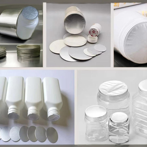 ฟิล์มปิดผนึกอะลูมิเนียมฟอยล์เกรดอาหารสำหรับบรรจุภัณฑ์น้ำมันหล่อลื่นที่ปรับปรุงแล้ว  ฟอยล์โลหะผสม 1100 H12 ที่ผ่านการพิมพ์และผ่านกระบวนการพิเศษ - Product Image 1