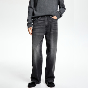 GENERSA SPORTS Jeans Rectos para Hombre de Cintura Media con Botones, Ligeros, Transpirables, de Algodón Ecológico de Alta Calidad, Estilo Hip Hop Otoñal - Product Image 6