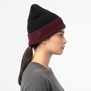 Hawkeye Embroidered Beanie Hat Black and Burgundy Knit <b>Winter</b> <b>Cap</b> Unisex Casual Style for Adults 56-58CM - Product Image 4