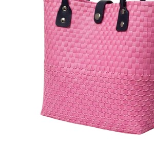 Direct Export <b>Special</b> Price Handcrafted Handmade Bag And Handbag Woven Plastic Material For Trendy Women Casual Vacation Totes - Product Image 4