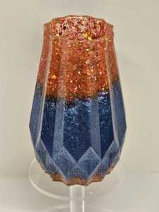 แจกันเรซิ่นทำมือ: แจกันตกแต่งสำหรับดอกไม้และที่วางแปรง - Product Image 5